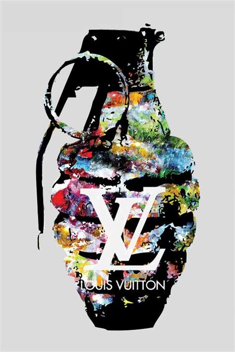 Louis Vuitton Grenade Canvas Art Print by Morgan 